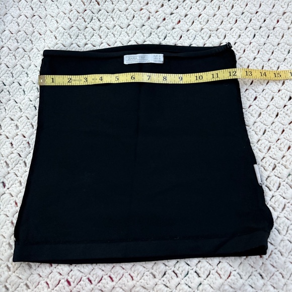 🖤ZARA CROPPED TUBE TOP - SIZE M - BLACK 🖤 - Picture 4 of 5